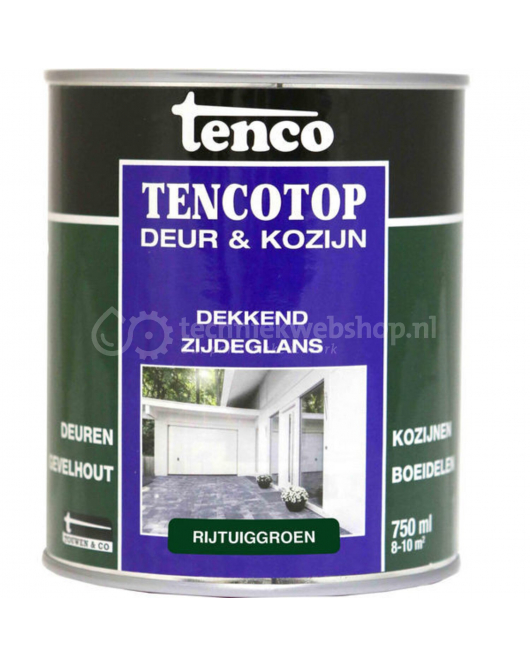 TENCOTOP DEUR&KOZIJN DEK/ZG 50 RIJTUIGGROEN 750ML