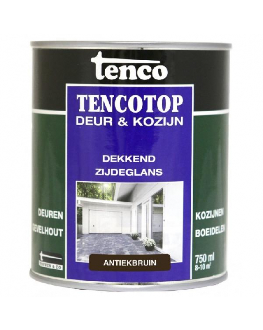 TENCOTOP DEUR&KOZIJN DEK/ZG 38 ANTIEKBRUIN 750ML