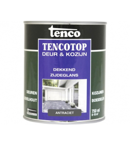 TENCOTOP DEUR&amp;KOZIJN DEK/ZG 25 ANTRACIET (RAL7016) 750ML