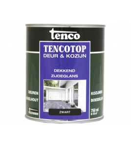 TENCOTOP DEUR&amp;KOZIJN DEK/ZG 39 ZWART (RAL9005) 750ML