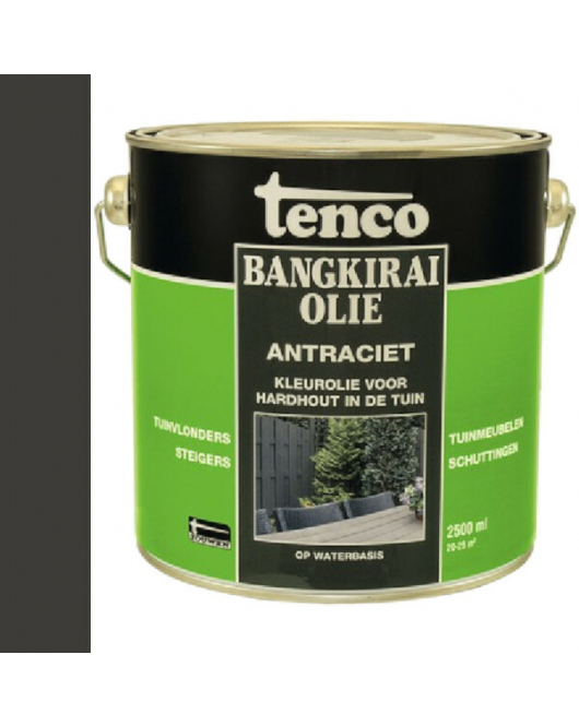 TENCO BANGKIRAI OLIE ANTRACIET W.B. 2,5LTR