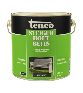 TENCO STEIGERHOUTBEITS ANTRACIET 2,5LTR