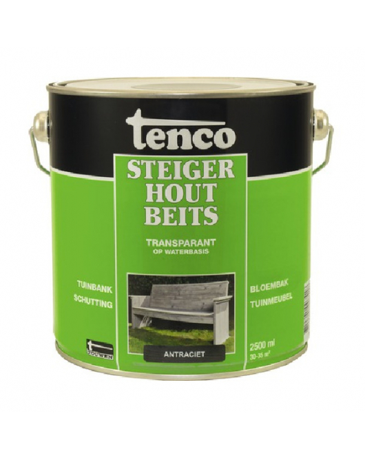 TENCO STEIGERHOUTBEITS ANTRACIET 2,5LTR