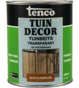 TENCO TUINDECOR TRANSPARANT NATUURBRUIN 1LTR