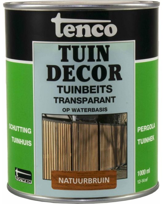 TENCO TUINDECOR TRANSPARANT NATUURBRUIN 1LTR