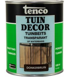 TENCO TUINDECOR TRANSPARANT DONKERBRUIN 1LTR