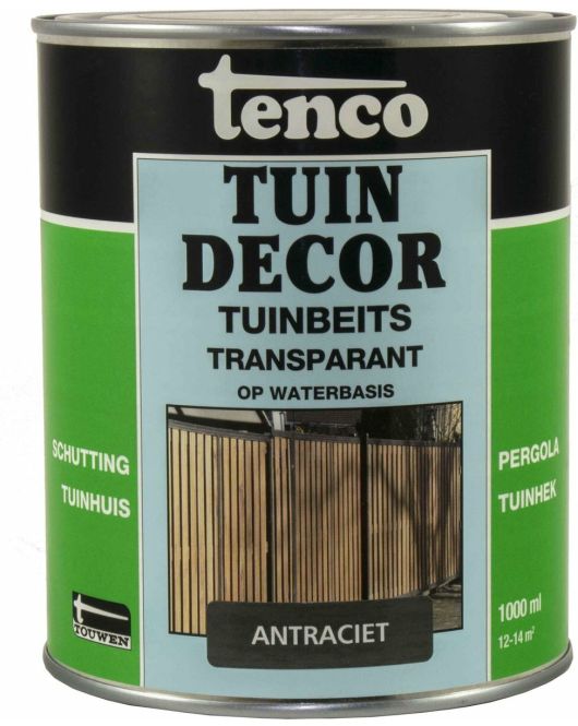 TENCO TUINDECOR TRANSPARANT ANTRACIET 1LTR