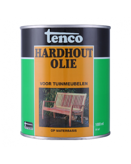 TENCO HARDHOUTOLIE VOOR TUINMEUBELEN W.B. 1LTR