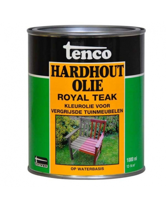 TENCO HARDHOUTOLIE ROYAL TEAK VOOR TUINMEUBELEN OP W.B. 1LTR