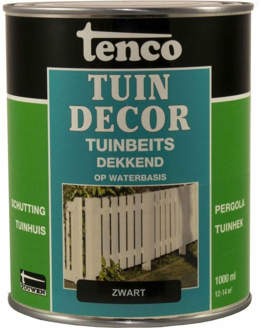 TENCO TUINDECOR DEKKEND ZWART 1LTR