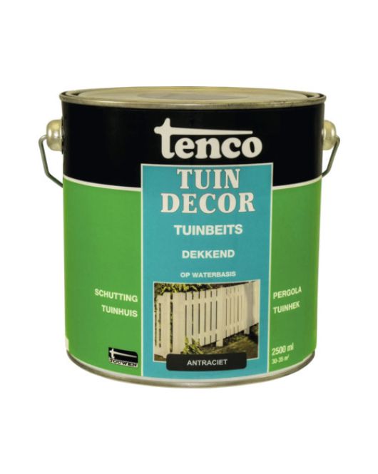 TENCO TUINDECOR DEKKEND ANTRACIET 2,5LTR