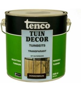 TENCO TUINDECOR TRANSPARANT DONKERBRUIN 2,5LTR