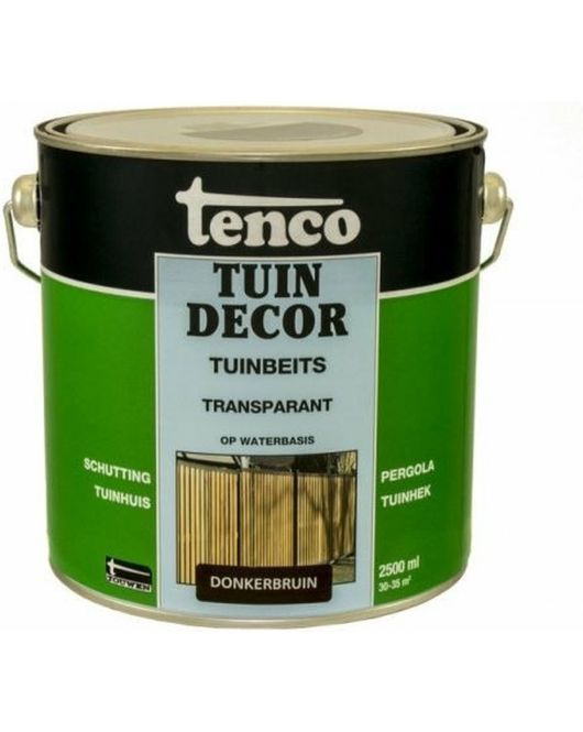 TENCO TUINDECOR TRANSPARANT DONKERBRUIN 2,5LTR