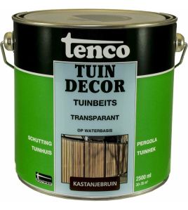 TENCO TUINDECOR TRANSPARANT KASTANJEBRUIN 2,5LTR