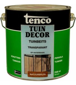TENCO TUINDECOR TRANSPARANT NATUURBRUIN 2,5LTR
