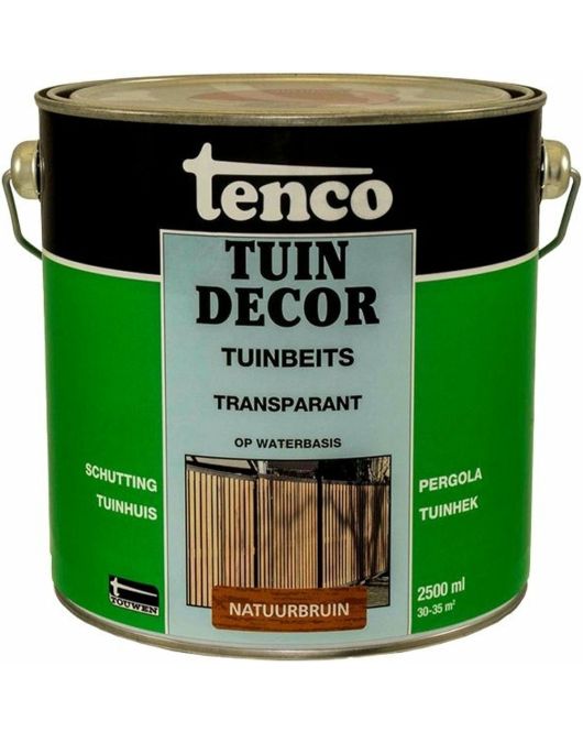 TENCO TUINDECOR TRANSPARANT NATUURBRUIN 2,5LTR