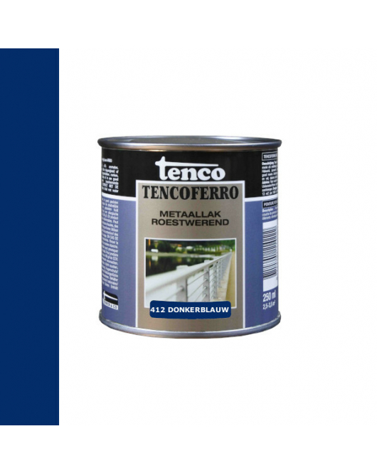 TENCOFERRO 412 DEKKEND DONKERBLAUW 250ML