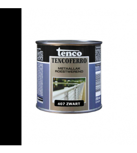 TENCOFERRO 407 DEKKEND ZWART 250ML