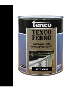 TENCOFERRO 407 DEKKEND ZWART 750ML
