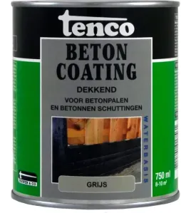 TENCO BETONCOAT ZG DEKKEND GRIJS 750 ML.