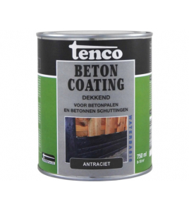 TENCO BETONCOAT ZG DEKKEND ANTRACIET 750 ML.