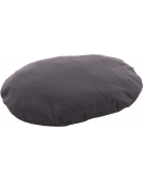 KUSSEN PANAMA OVAAL DONKERGRIJS 90X66X10CM