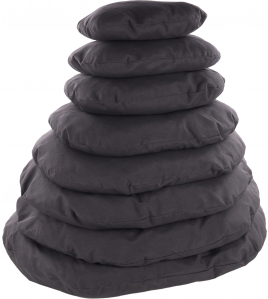 KUSSEN PANAMA OVAAL DONKERGRIJS 70X56X8CM KUSSEN PANAMA OVAAL DONKERGRIJS 70X56X8CM