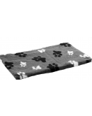 KUSSEN TEDDY RECHTHOEKIG GRIJS 100.5X63.5X3CM
