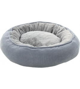 MAND COLETTE ROND + RITS BLAUW 46X46X17CM MAND COLETTE ROND + RITS BLAUW 46X46X17CM