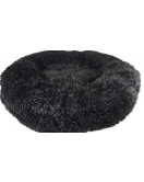 MAND KREMS ROND ZWART 70X70X18CM