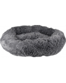 MAND KREMS ROND GRIJS 70X70X18CM