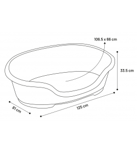 MAND SOMNUS ZWART PLASTIC XXXL 110-125CM MAND SOMNUS ZWART PLASTIC XXXL 110-125CM