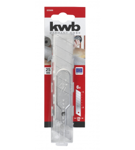 6 LOSSE AFBREEKMESJES 25 MM