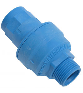 SV WATERSLOT INSTELBAAR 3/4&quot;F BLAUW