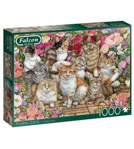 FALCON FLORAL CATS 1000 STUKJES