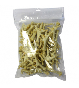 KIPPENPOOTJES GEPOFT 650 GRAM / ZAK