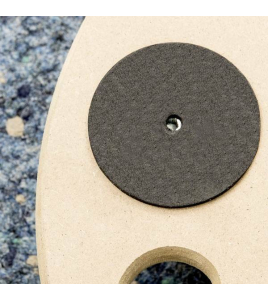 MEUBELROLLER 350MM MDF/PP 150KG W