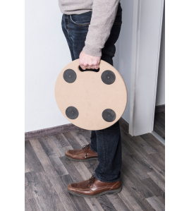 MEUBELROLLER 350MM MDF/TPE 150KG W