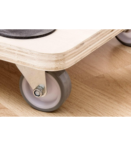 MEUBELROLLER 590X290 SH/PU 200KG W