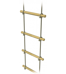 TOUWLADDER 5 SPORTEN SISALTOUW 11 MM 225 CM