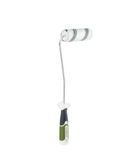 BEITSROLLER 12CM K30 NYLON 6 GROEN-GRIJS + BEUGEL 3K GLAD