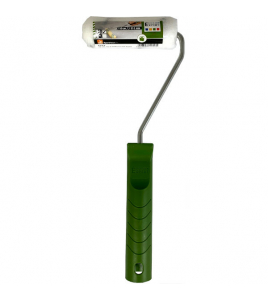 BEITSROLLER 10CM K17 NYLON12 GRIJZE STREEP + BEUGEL