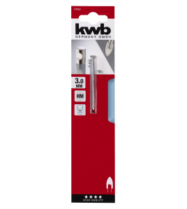 GLASBOOR 3 MM HM-PUNT KAART