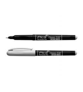 PICA 532/52 PERMANENT PEN 1-2MM ROND WIT