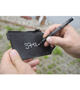 PICA 532/52 PERMANENT PEN 1-2MM ROND WIT