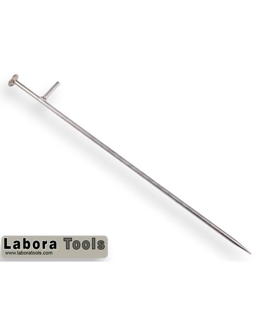 DRAADPEN 600 X 10 MM LABORA VERZINKT MET HAAKSE KOP. DRAADPEN 600 X 10 MM LABORA VERZINKT MET HAAKSE KOP.