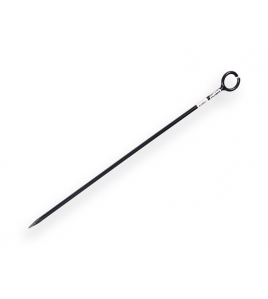 DRAADPEN, DE WIT, LENGTE 600 X 10 MM. MET OOG.