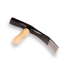 STRAATHAMER MET HOUTEN STEEL, BEKBREEDTE 40 MM.