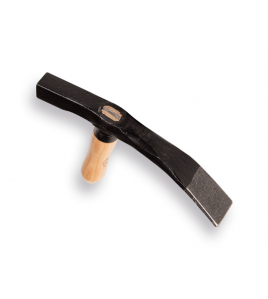 STRAATHAMER MET HOUTEN STEEL, BEKBREEDTE 40 MM.