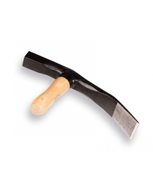 STRAATHAMER MET HOUTEN STEEL, BEKBREEDTE 50 MM.